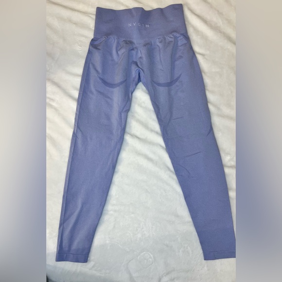 NVGTN PERIWINKLE CONTOUR SEAMLESS LEGGINGS SIZE M - Picture 2 of 3